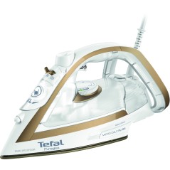Tefal Puregliss FV8042E0 Steam Iron 2900W - Effortless Gliding in Gold & White for Perfect Results!